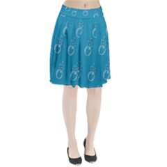 Bubble Group Pattern Abstract Pleated Skirt by Vaneshart