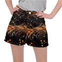 Abstract Background Particles Wave Ripstop Shorts View1