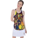 Background Abstract Texture Pattern Racer Back Mesh Tank Top View1
