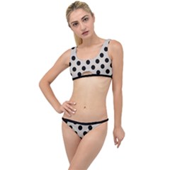Polka Dots - Black On Abalone Grey The Little Details Bikini Set by FashionBoulevard