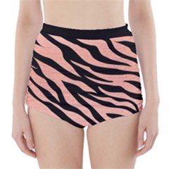 Tiger Rose Gold High-waisted Bikini Bottoms by AngelsForMe