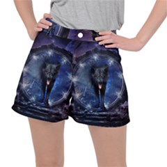 Awesome Wolf In The Gate Ripstop Shorts by FantasyWorld7