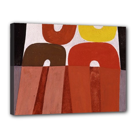 Sophie Taeuber Arp, Composition À Motifs D arceaux Ou Composition Horizontale Verticale Canvas 16  X 12  (stretched) by Sobalvarro