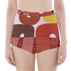 Sophie Taeuber Arp, Composition À Motifs D arceaux Ou Composition Horizontale Verticale High-waisted Bikini Bottoms by Sobalvarro