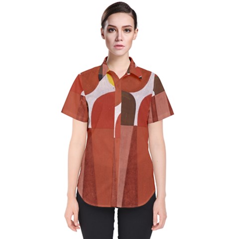 Sophie Taeuber Arp, Composition À Motifs D arceaux Ou Composition Horizontale Verticale Women s Short Sleeve Shirt by Sobalvarro