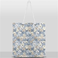 Cute Dog Seamless Pattern Background Full Print Rope Handle Tote (large) by Nexatart