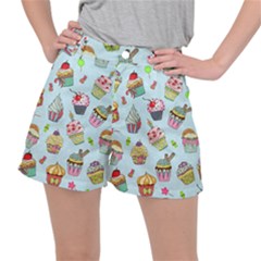 Cupcake Doodle Pattern Ripstop Shorts by Sobalvarro