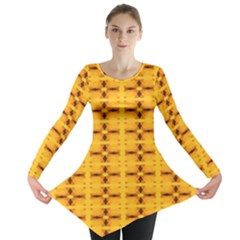 Digital Illusion Long Sleeve Tunic  by Sparkle