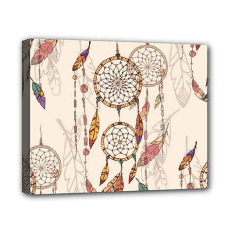 Coloured Dreamcatcher Background Canvas 10  X 8  (stretched) by Wegoenart