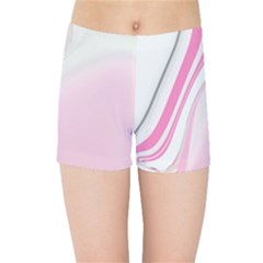 Modern Pink Kids  Sports Shorts