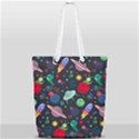 Cosmos Ufo Concept Seamless Pattern Full Print Rope Handle Tote (Small) View1