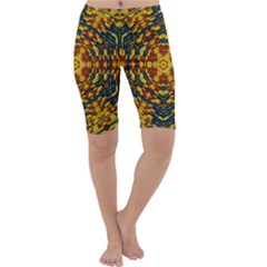 Yuppie And Hippie Art With Some Bohemian Style In Cropped Leggings  by pepitasart