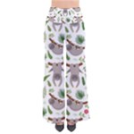 Seamless Pattern With Cute Sloths So Vintage Palazzo Pants