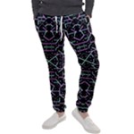 Lines And Dots Motif Geometric Seamless Pattern Men s Jogger Sweatpants