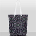 Lines And Dots Motif Geometric Seamless Pattern Full Print Rope Handle Tote (Small) View1
