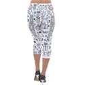 Big-collection-with-hand-drawn-objects-valentines-day Lightweight Velour Capri Leggings  View2