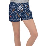 Chains seamless pattern Velour Lounge Shorts
