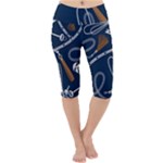Chains seamless pattern Lightweight Velour Cropped Yoga Leggings