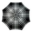 Pixel background design modern seamless pattern plaid square texture fabric tartan scottish textile Golf Umbrellas View1