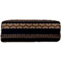 Set antique greek borders seamless ornaments golden color black background flat style greece concept Full Print Rope Handle Tote (Large) View3