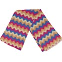 Zigzag pattern seamless zig zag background color Long Sheer Chiffon Scarf  View3