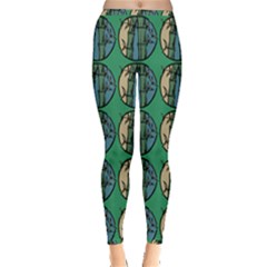 Bamboo Trees - The Asian Forest - Woods Of Asia Inside Out Leggings by DinzDas