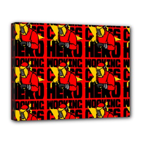 Working Class Hero - Welders And Other Handymen Are True Heroes - Work Canvas 14  X 11  (stretched) by DinzDas