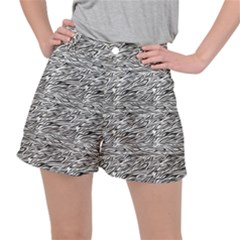 Zebra Pattern - Zebras And Horses - African Animals Ripstop Shorts by DinzDas