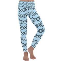 Mountain Bike - Mtb - Hardtail And Dirt Jump Kids  Lightweight Velour Classic Yoga Leggings by DinzDas