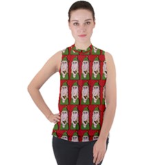 Village Dude - Hillbilly And Redneck - Trailer Park Boys Mock Neck Chiffon Sleeveless Top by DinzDas