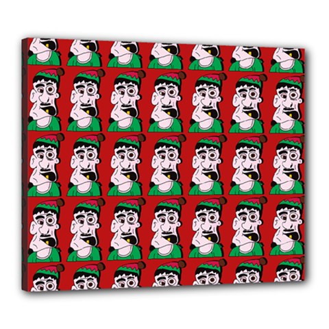 Village Dude - Hillbilly And Redneck - Trailer Park Boys Canvas 24  X 20  (stretched) by DinzDas