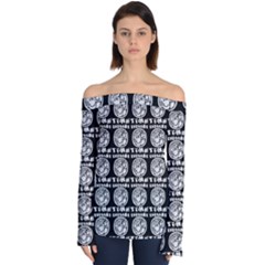 Inka Cultur Animal - Animals And Occult Religion Off Shoulder Long Sleeve Top by DinzDas