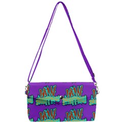 Jaw Dropping Comic Big Bang Poof Removable Strap Clutch Bag by DinzDas