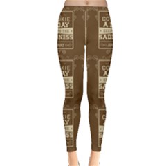 A Cookie A Day Keeps Sadness Away Leggings  by DinzDas