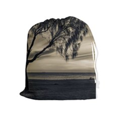 Coast Sunset Scene, Montevideo, Uruguay Drawstring Pouch (xl) by dflcprintsclothing