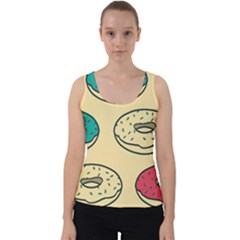 Donuts Velvet Tank Top by Sobalvarro