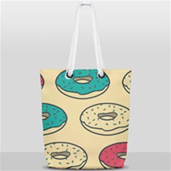 Donuts Full Print Rope Handle Tote (small) by Sobalvarro