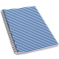 Classic Marine Stripes Pattern, Retro Stylised Striped Theme 5 5  X 8 5  Notebook by Casemiro