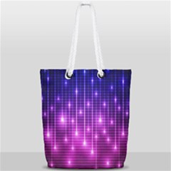 Shiny Stars Full Print Rope Handle Tote (small) by Sparkle