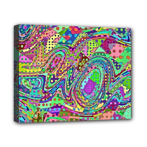 Ugliest Pattern In The World Canvas 10  X 8  (stretched) by SpinnyChairDesigns