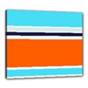 Tri Color Stripes Canvas 24  x 20  (Stretched) View1