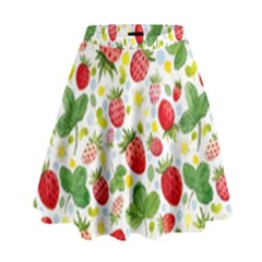 Huayi-vinyl-backdrops-for-photography-strawberry-wall-decoration-photo-backdrop-background-baby-show High Waist Skirt by Sobalvarro