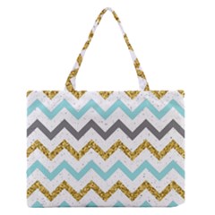 Chevron  Zipper Medium Tote Bag by Sobalvarro