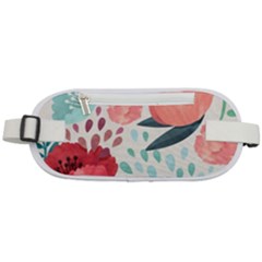 Floral  Rounded Waist Pouch by Sobalvarro