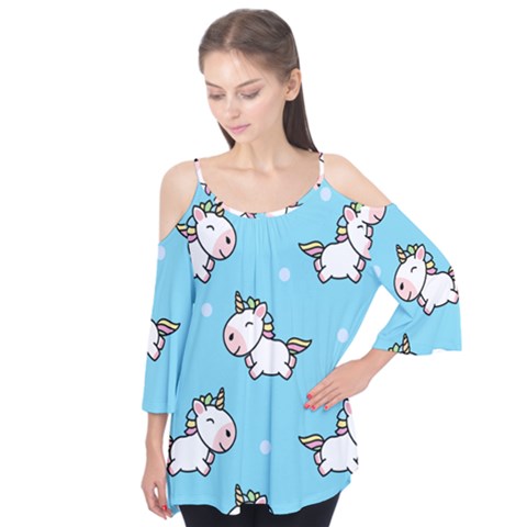 Unicorns  Flutter Tees by Sobalvarro