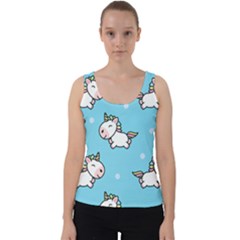 Unicorns  Velvet Tank Top by Sobalvarro