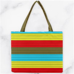 Multicolor With Black Lines Mini Tote Bag by tmsartbazaar