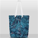 Boho Cerulean Blue Mosaic Full Print Rope Handle Tote (Small) View2