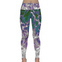 Ninth Level  Lightweight Velour Classic Yoga Leggings by MRNStudios