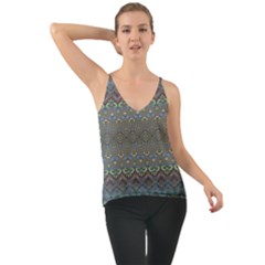Boho Sweetheart Pattern Chiffon Cami by SpinnyChairDesigns